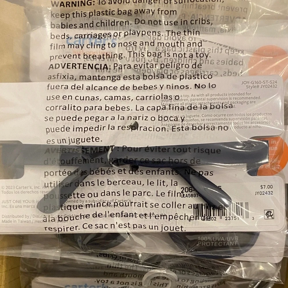 12 Carter's Fun Blue Sunglasses NIB
